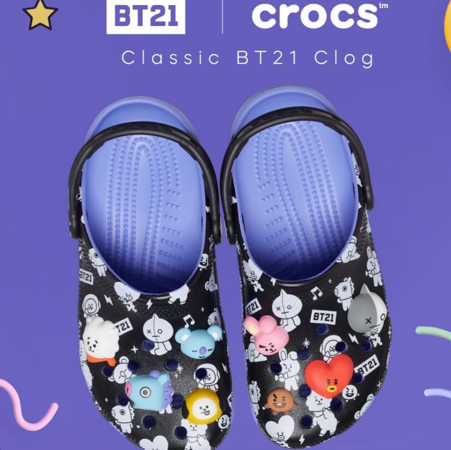 Official BT21 Crocs