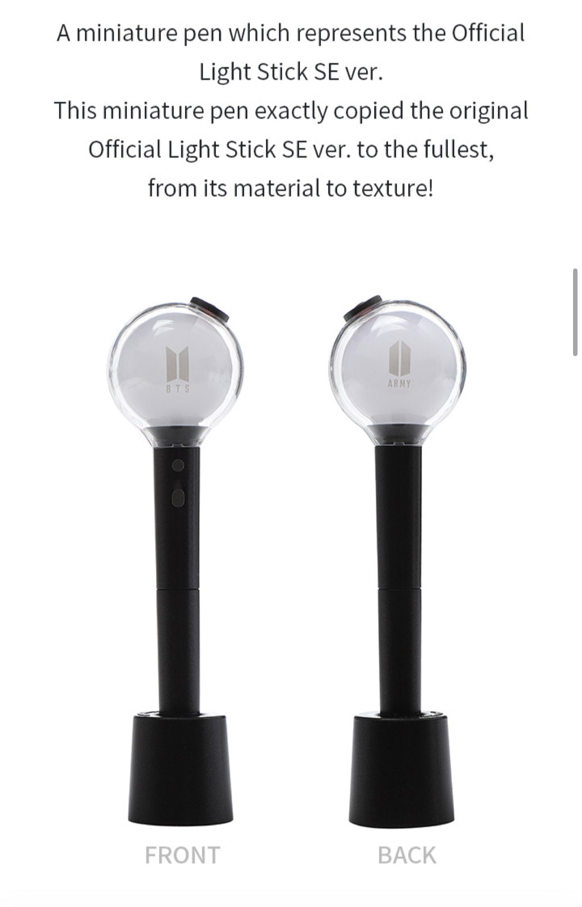 BTS Official lightstick pen SE version