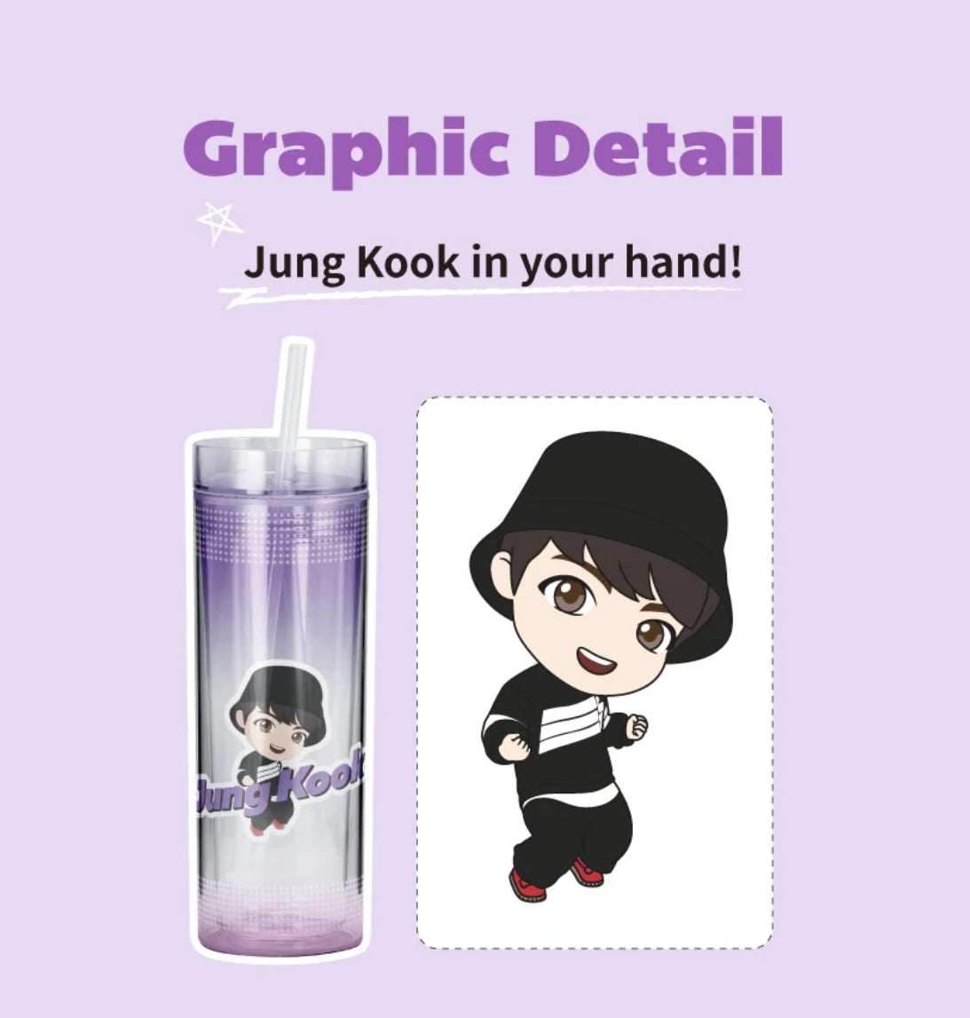 BTS TinyTAN Official Licensed Double Cold Tumbler 350 ml
