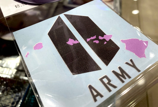 Hawaii ARMY BTS fan Sticker