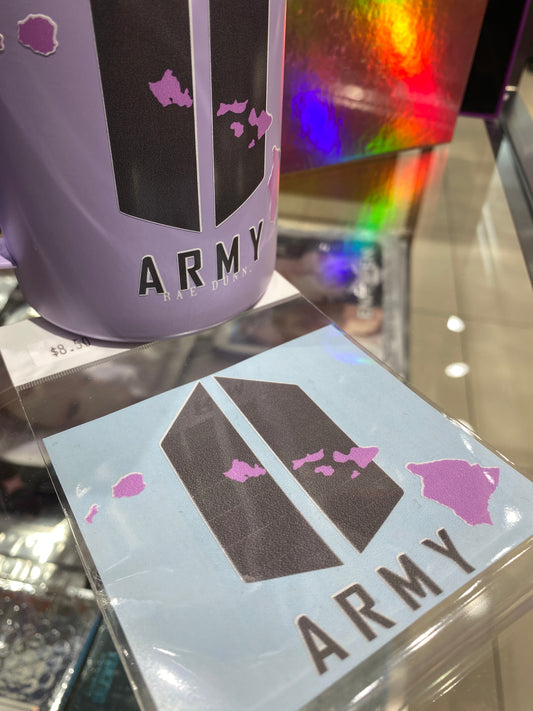 Hawaii ARMY BTS fan Sticker