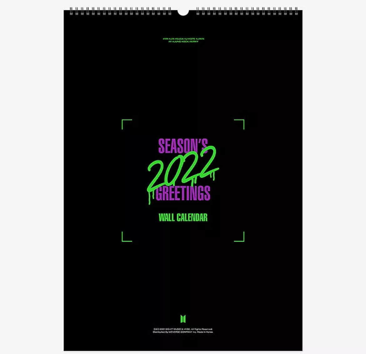 💜BTS 2022 SEASON'S GREETINGS Video Card+Calendar – kpopfriend